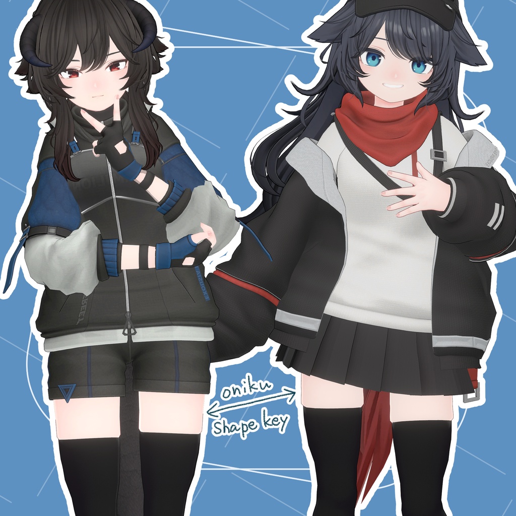 ニーハイソックス【デルタフレア・リーサルフリート・スノーハヴォック対応】