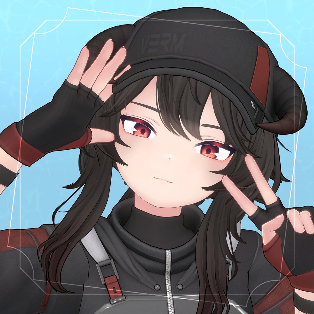 【8アバター対応】#水面アイ for VERMILION