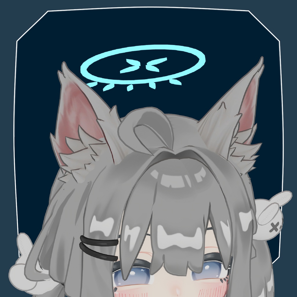 【VRC想定】🪼みずくらげのヘイロー🪼 MoonJelly Halo🪼