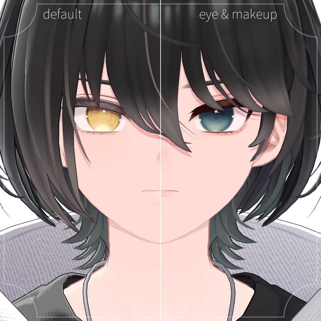 【ウイカ対応】Hazy Gaze eye & makeup for Uika