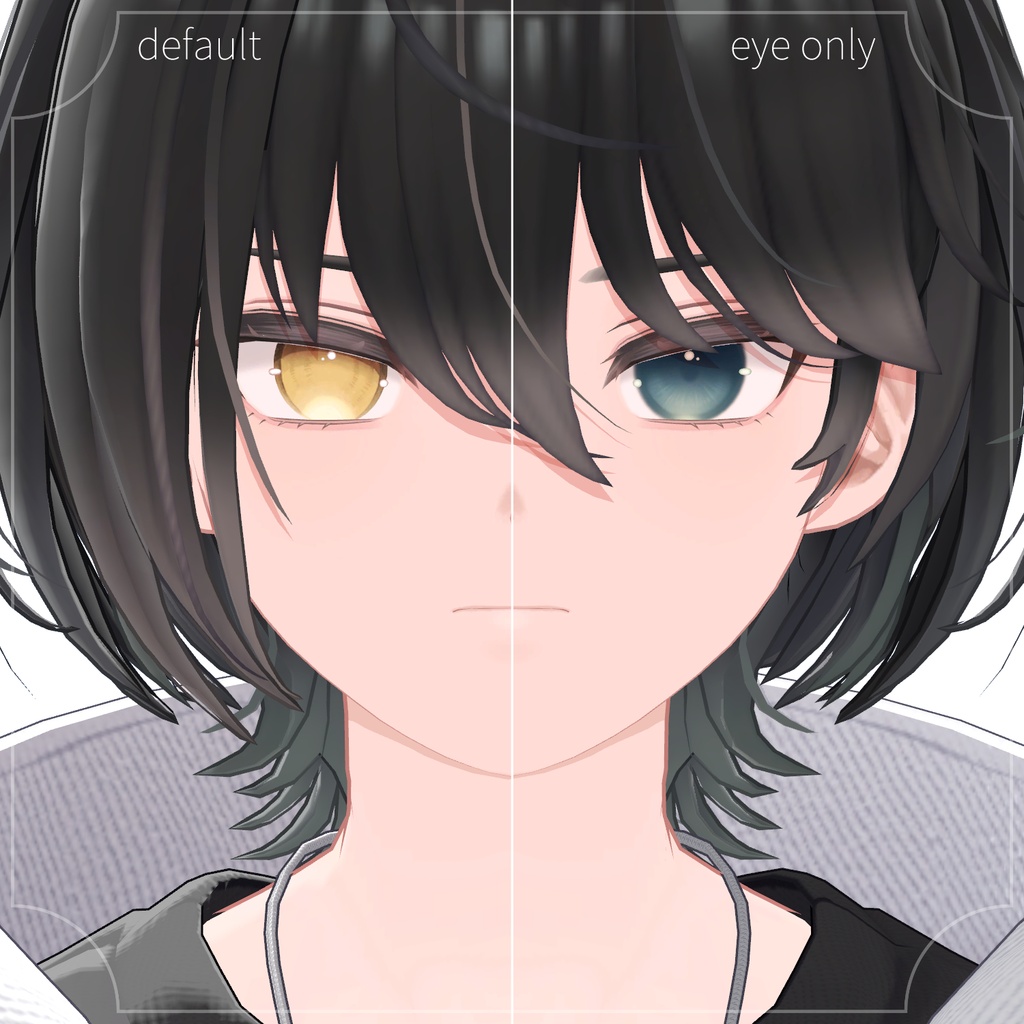 【ウイカ対応】Hazy Gaze eye & makeup for Uika