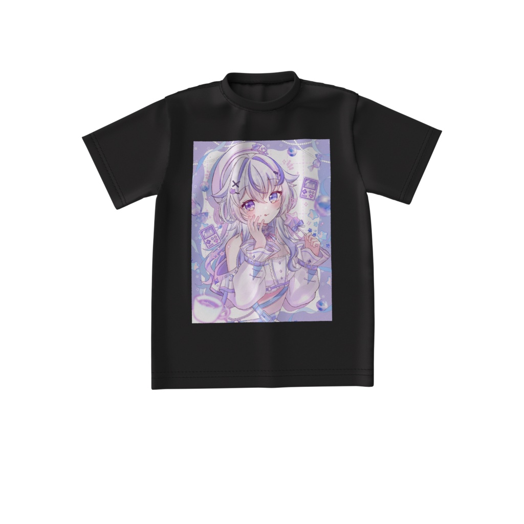 オフショット えむちゃ(mcha) | ビッグシルエットTシャツ黒