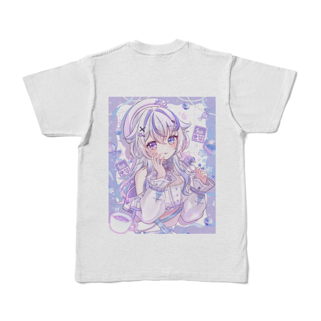 オフショット えむちゃ(mcha) | カラーTシャツ白・黒(両面)