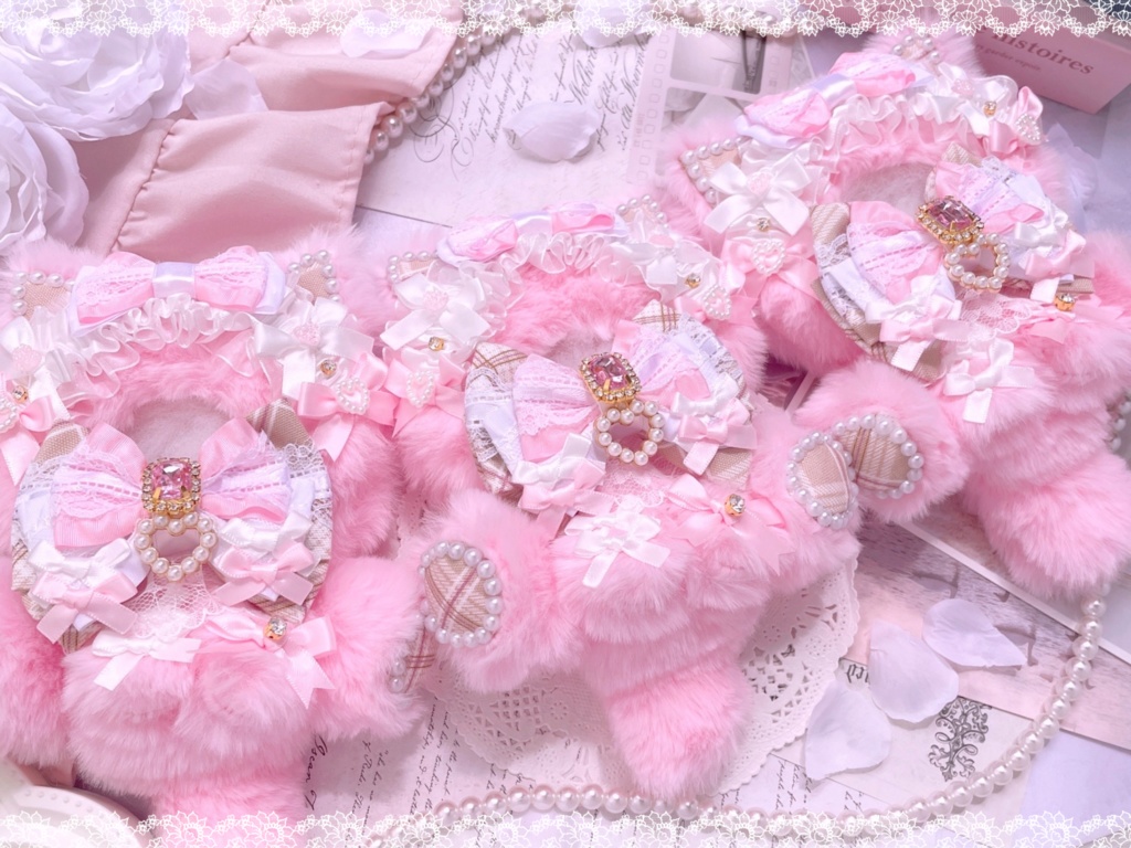 10cm🎀strawberry milk Latte