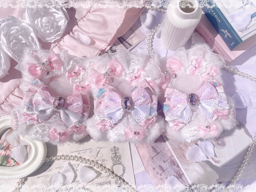 10cm🎀sweet pink lily cat