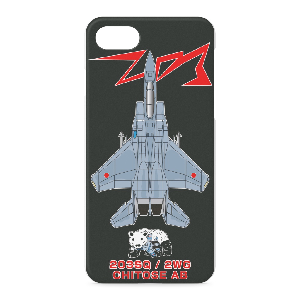 航空自衛隊・第203飛行隊　iPhone7/8ケース