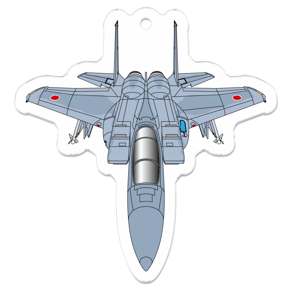 航空自衛隊F-15Jアクリルキーホルダー