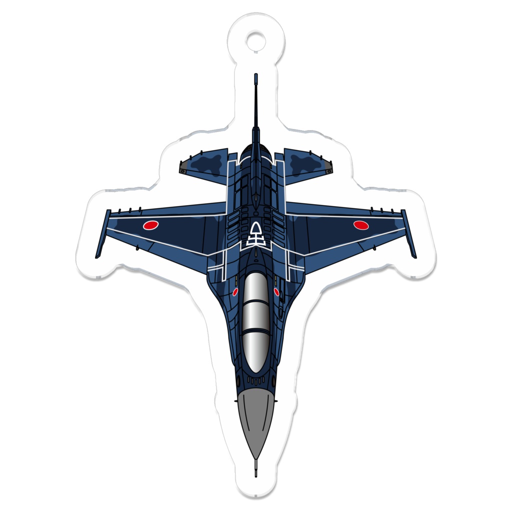 航空自衛隊F-2Bアクリルキーホルダー