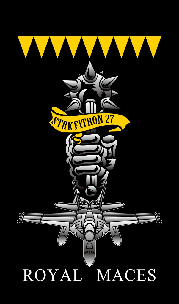 VFA-27“Royal Maces” iPhone7/8Plus用ケース