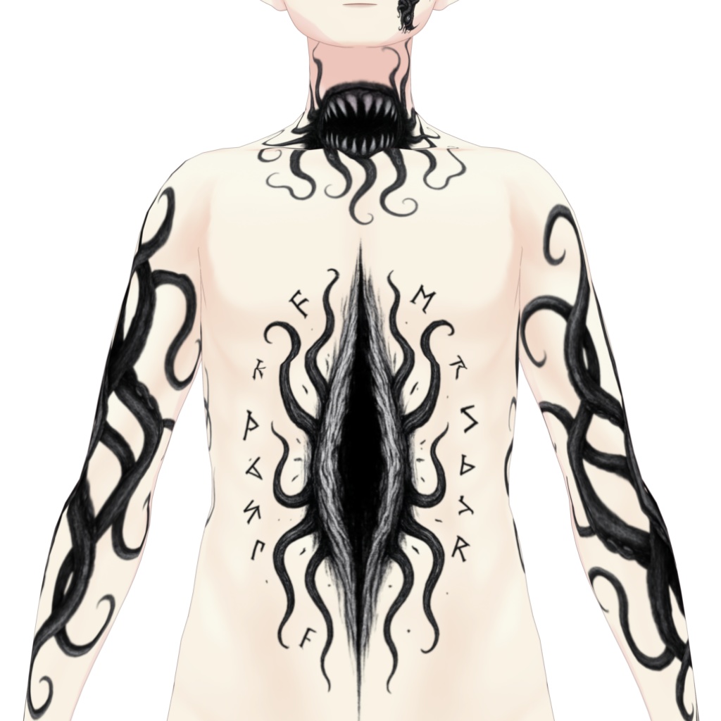 【VRoid正式版】邪神タトゥーセット