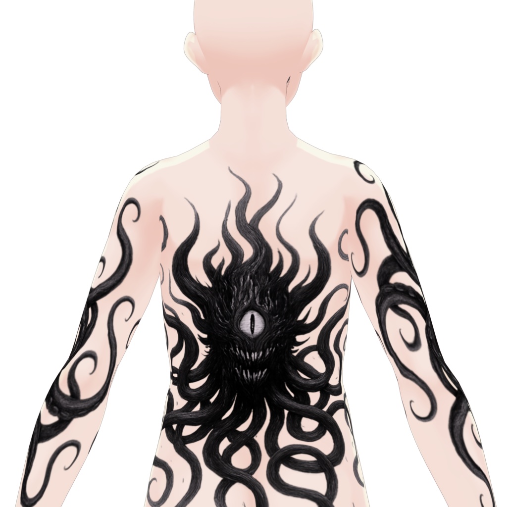 【VRoid正式版】邪神タトゥーセット