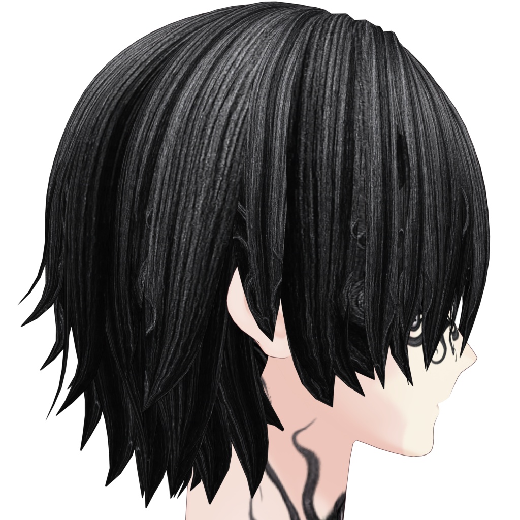 【無料/VRoid正式版】信者の髪