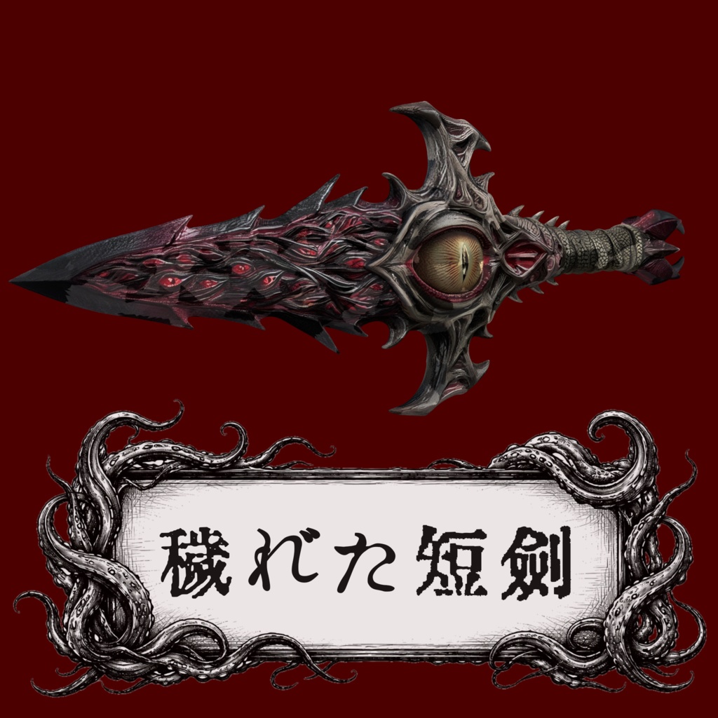 【3D小道具】穢れた短剣