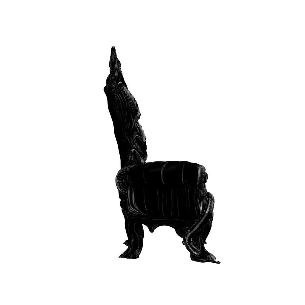 【無料/3D小道具】聖なる玉座