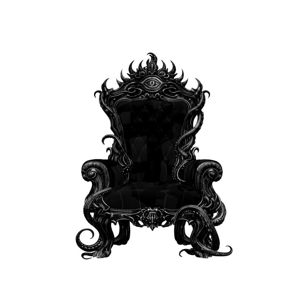 【無料/3D小道具】聖なる玉座