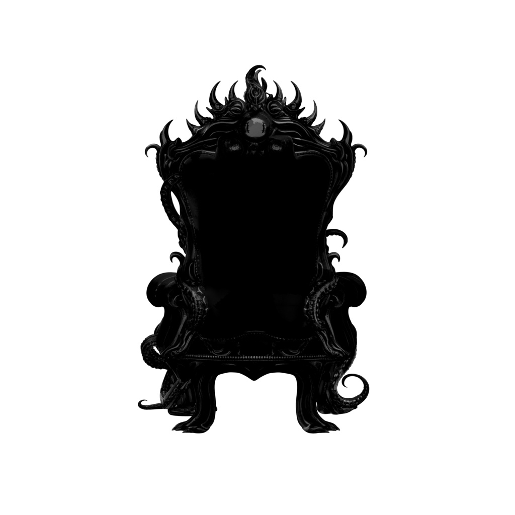 【無料/3D小道具】聖なる玉座