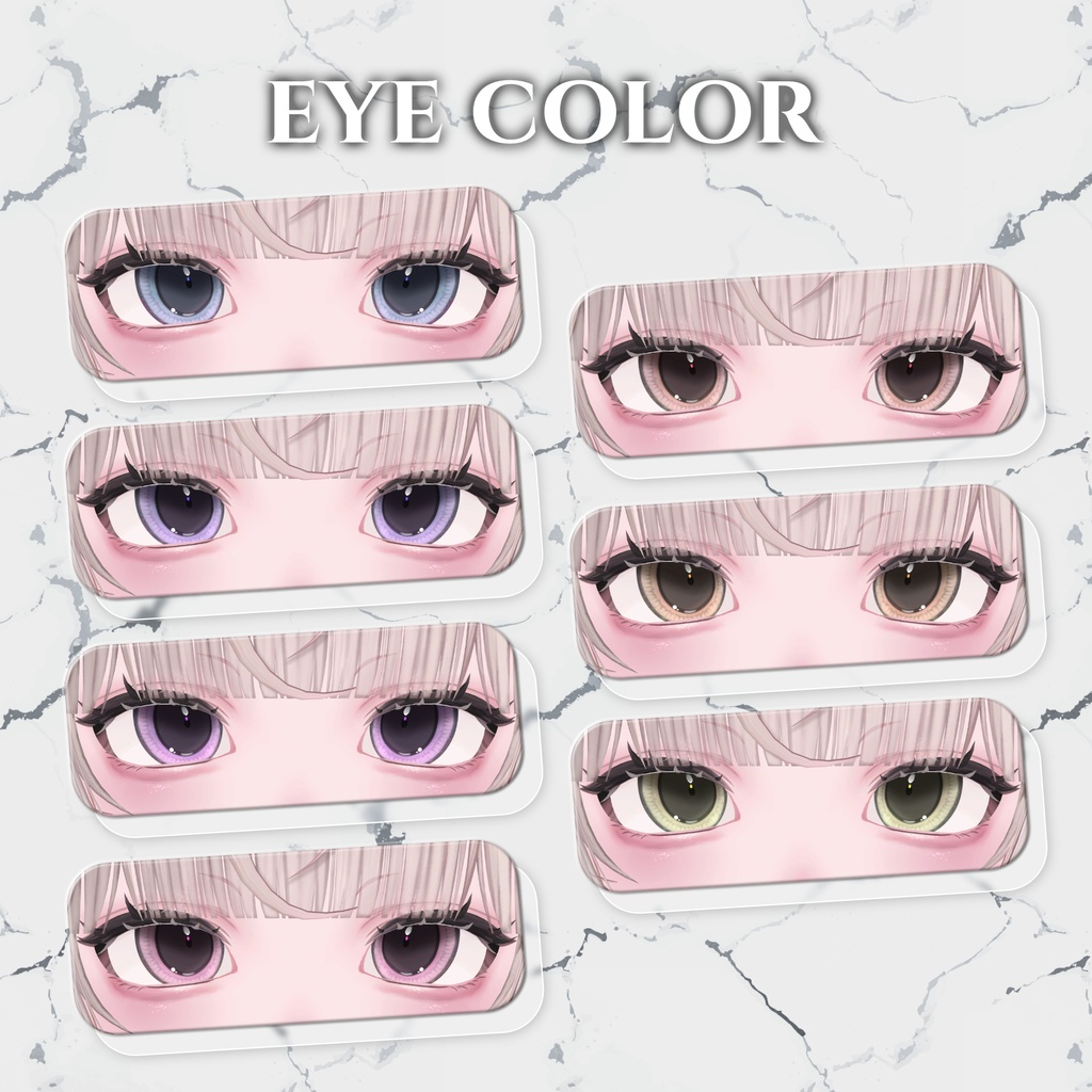 【ルミナ/LUMINA専用】✦ kitty gaze ✦ 4 & 17color【EYE & MAKEUP TEXTURE】