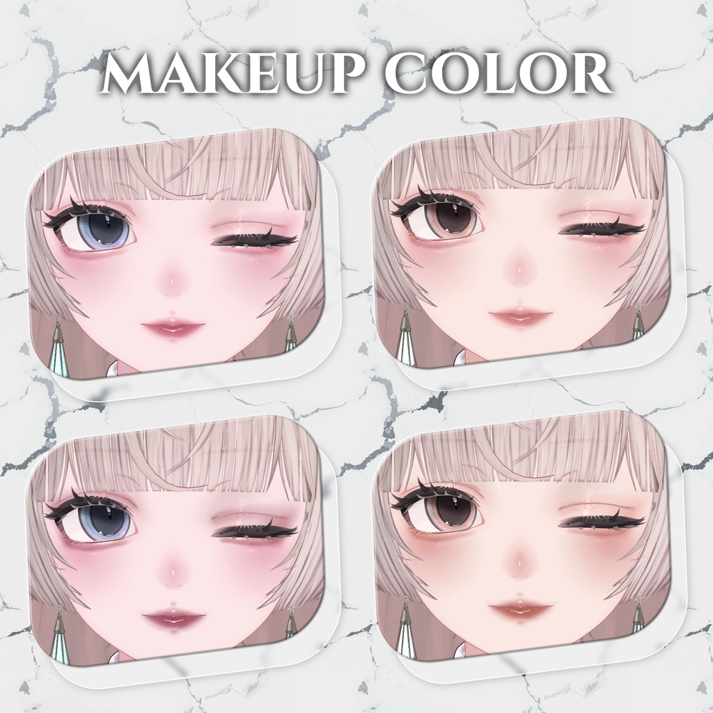 【ルミナ/LUMINA専用】✦ kitty gaze ✦ 4 & 17color【EYE & MAKEUP TEXTURE】