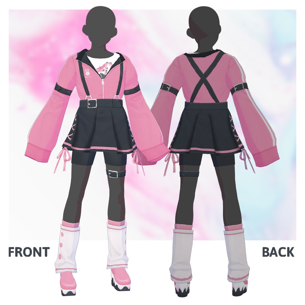 【VRoid】地雷系うさちゃん【先行販売/正式版】