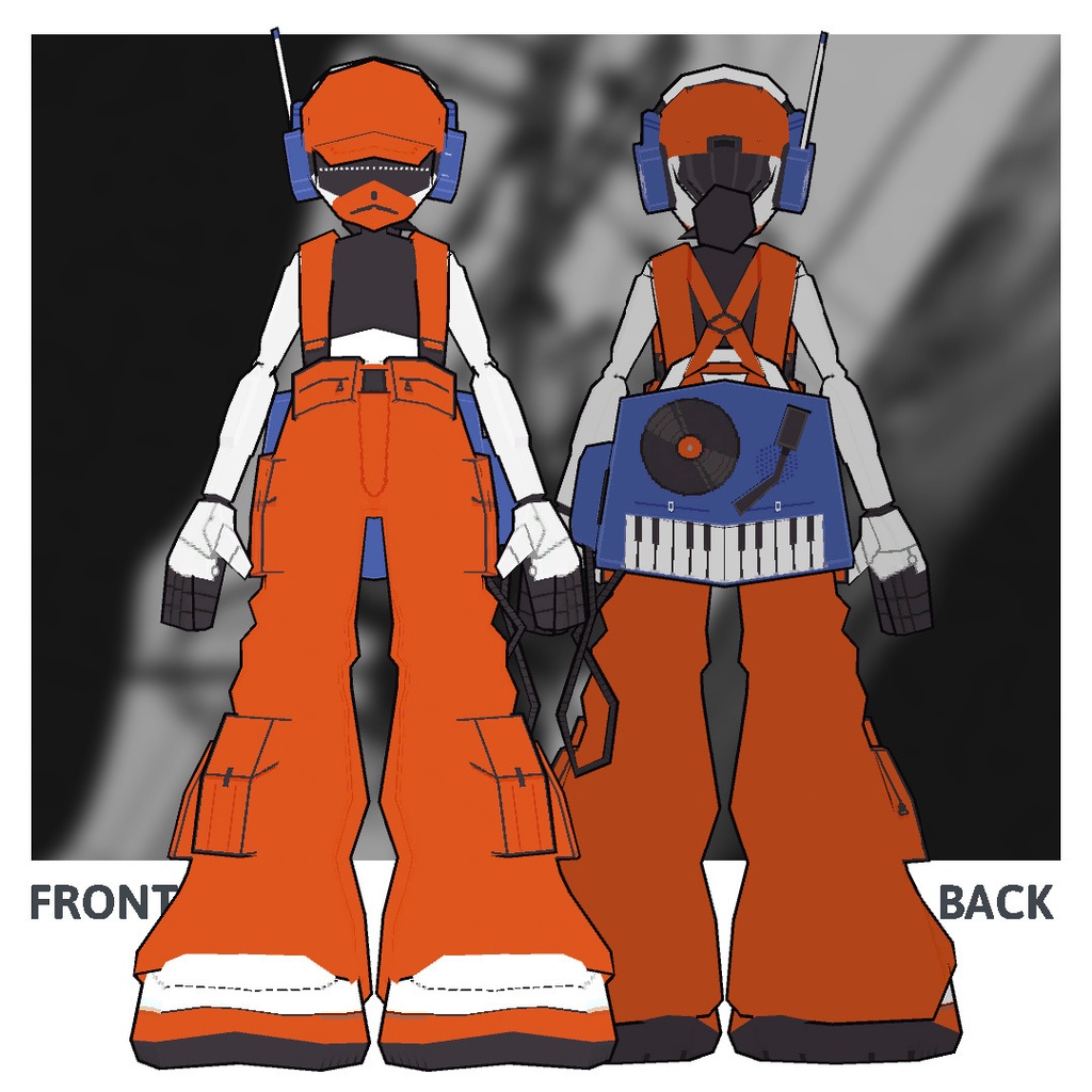 【オリジナル3Dモデル】Hayashi -ハヤシ-【VRChat想定】