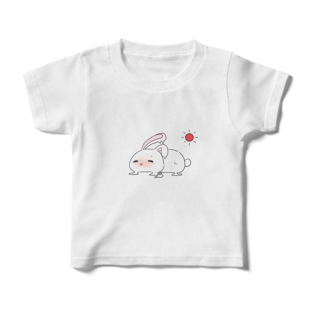 溶け卯(うさぎ)キッズTシャツ