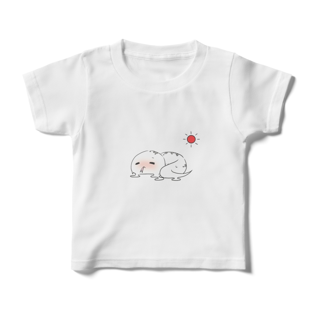 溶け巳（へび）キッズTシャツ