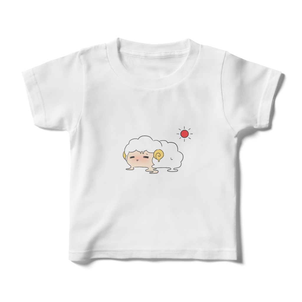 溶け未（ひつじ）キッズTシャツ