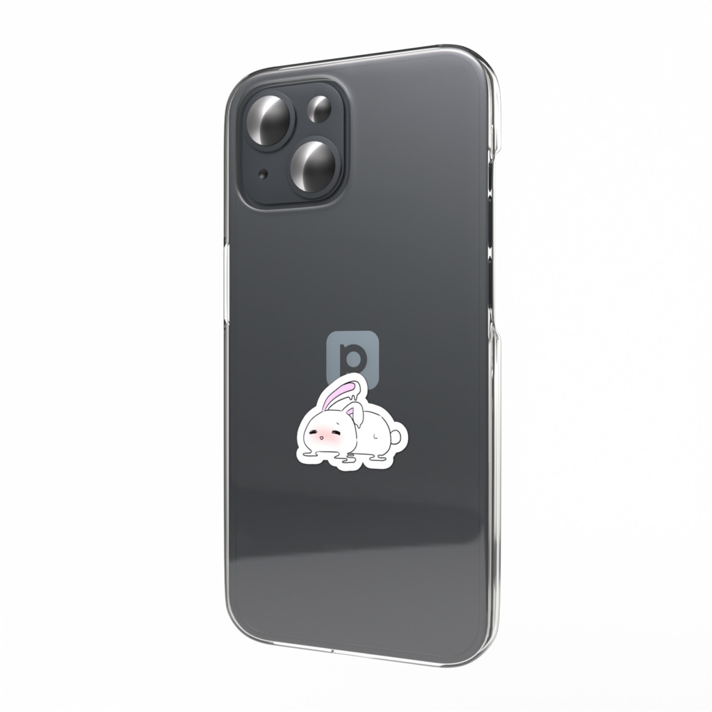 卯（うさぎ）さんスマホステッカー