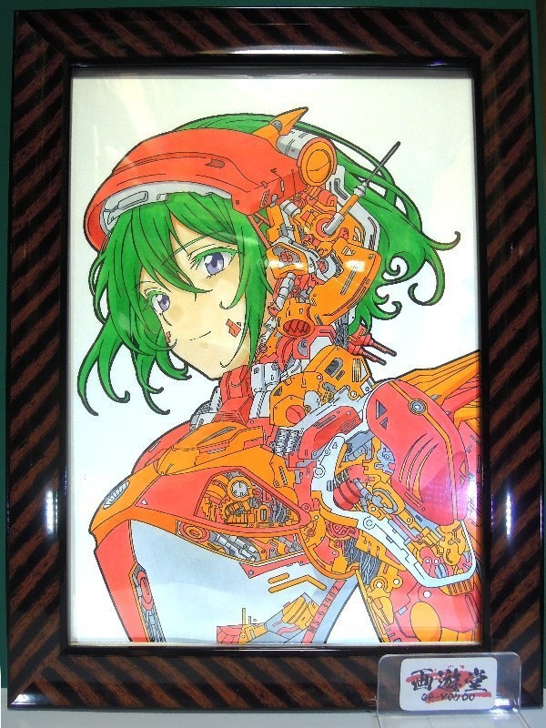 一点もの オリジナルイラスト コピックイラスト A4サイズ 額入り 機械少女 アナログ A4 原画