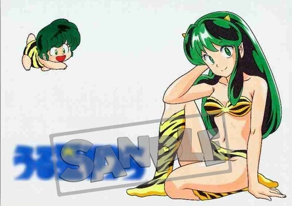 一点もの コピックイラスト A4サイズ うる星やつら ラム テン