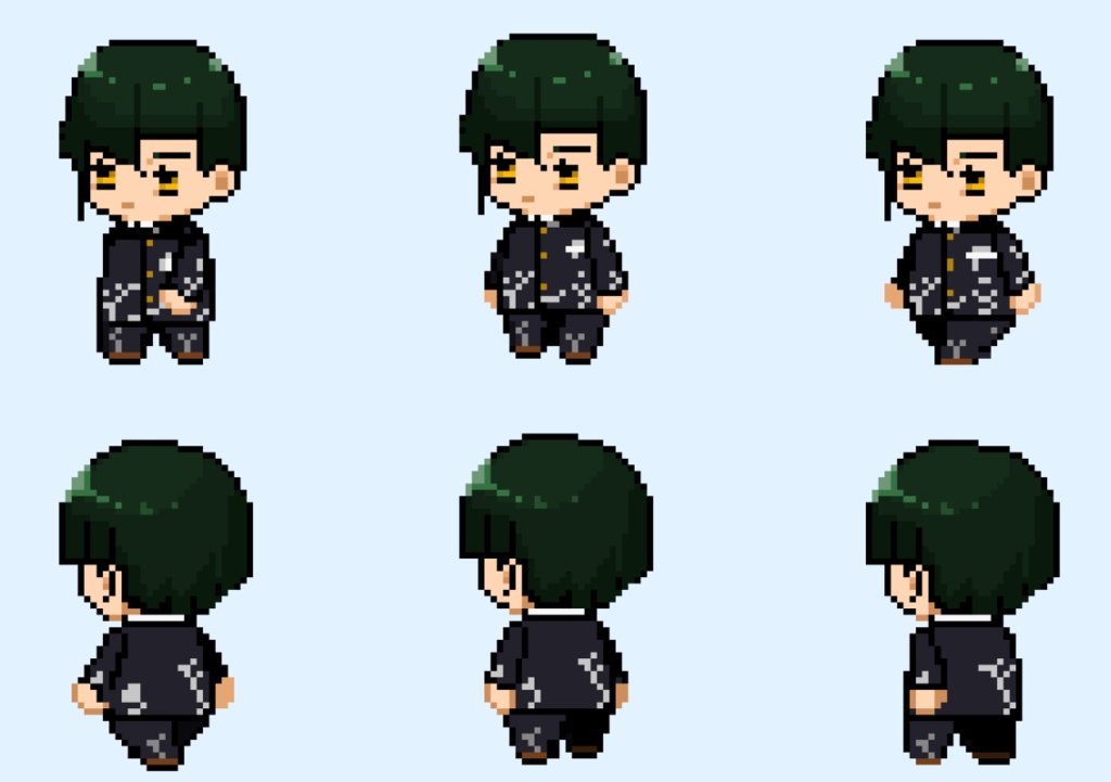 だあと祭用・金眼の主人公