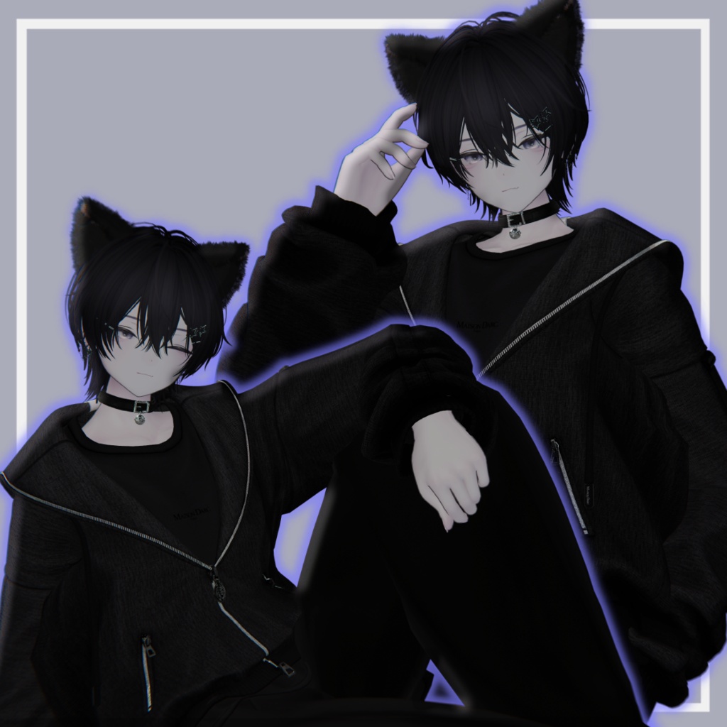 【sio/しお専用】しおちゃん男の子化BlendShapes/表情アニメーション