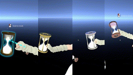 Interactable Hourglass Prop 【VRChat】