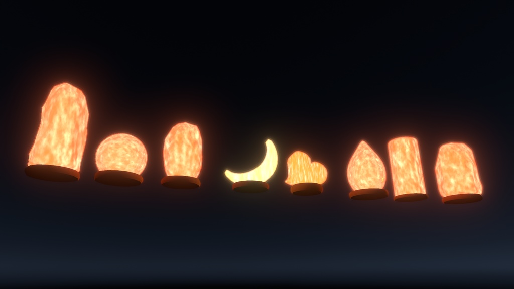 Himalayan Salt Lamp Prop 【VRChat】