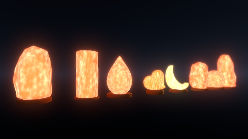 Himalayan Salt Lamp Prop 【VRChat】