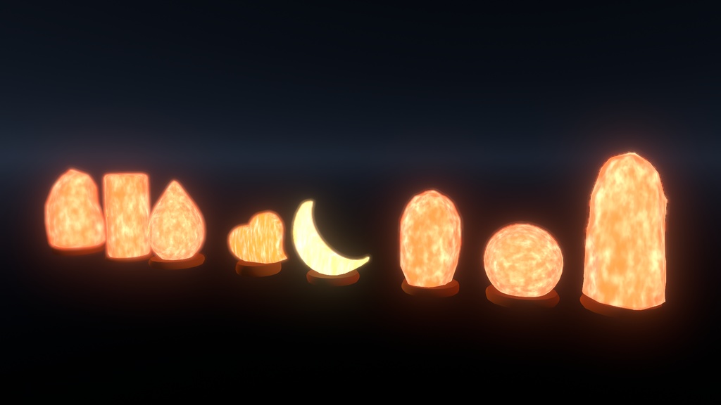 Himalayan Salt Lamp Prop 【VRChat】
