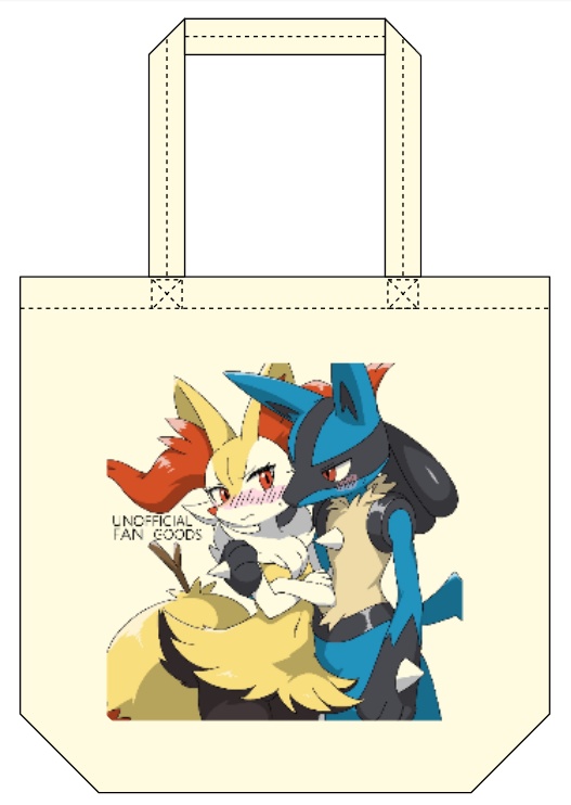 ルカリオ　テールナー　トートバッグ