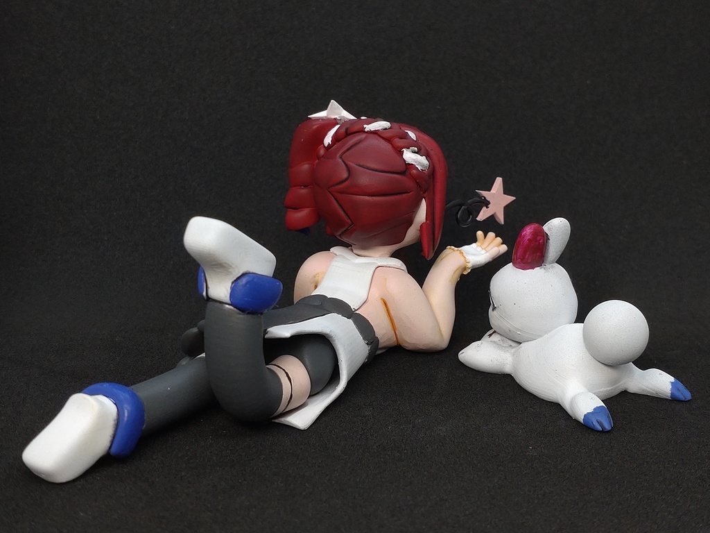 心音まろみ+レオくんSDフィギュアデータ(STL)