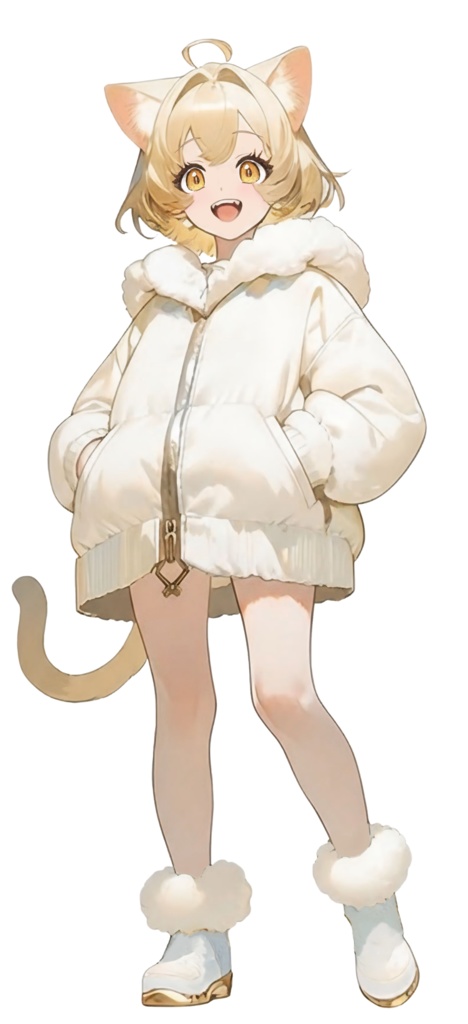【立ち絵 No.002】猫耳少女