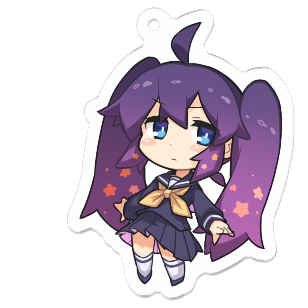 ツインテちゃんアクリルキーホルダー