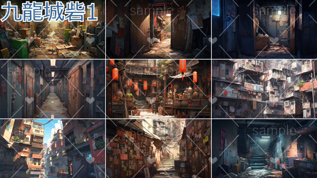 九龍城砦イメージ素材