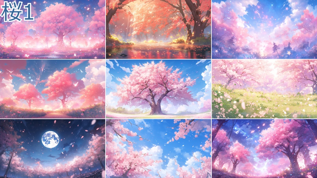 春桜の背景
