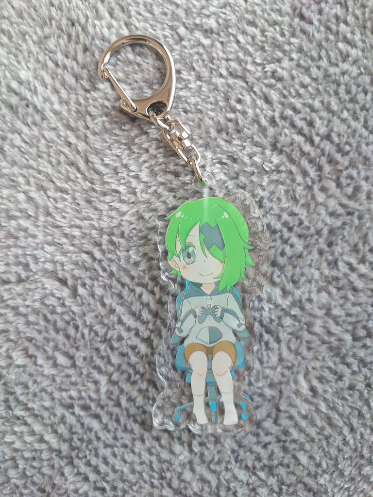 Vゲーマークロスアクリルキーホルダー