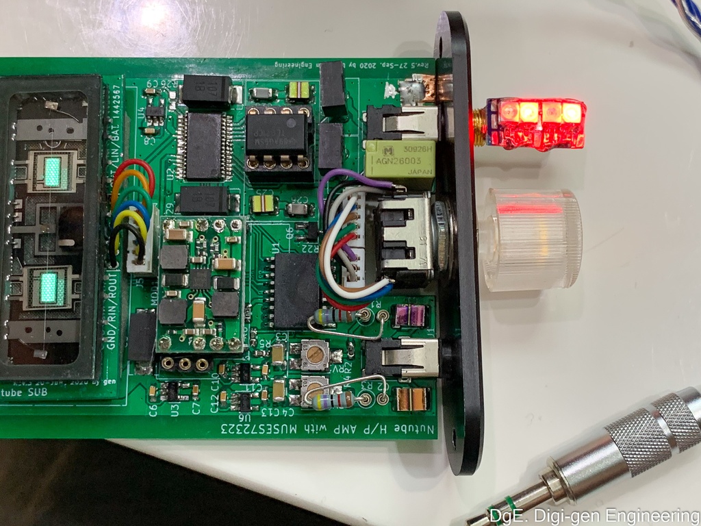 オーディオ出力 DC漏れ 簡易チェッカー DGECHK-001