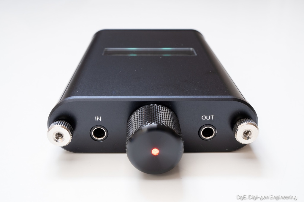 「DGEHPA-003」MUSES72323 電子ボリューム Nutubeヘッドホンアンプ 3.5mmステレオミニプラグ入出力