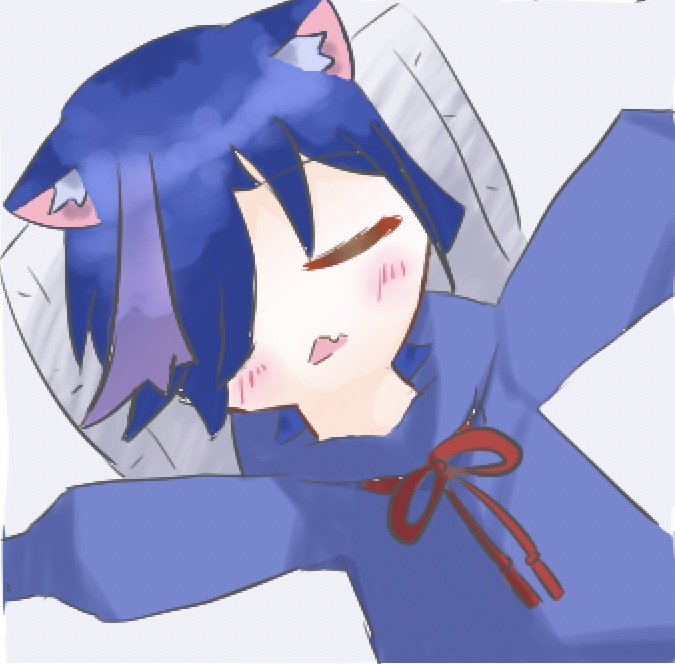 青髪缶バッジ_1