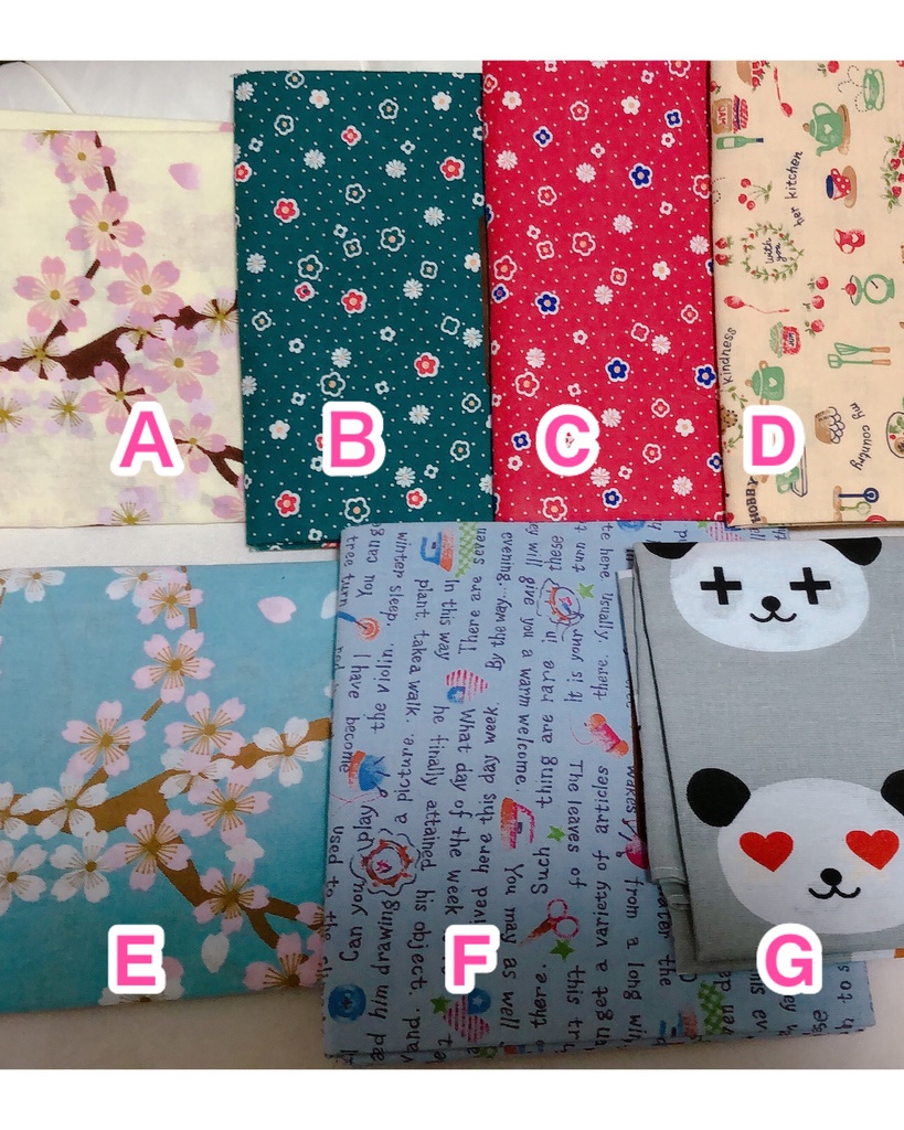 【ゴム付き】手作りマスク オシャレで可愛い柄をお好みで選択可能!