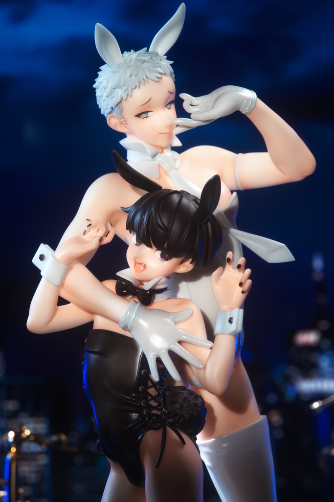 【終次販売】キナコ 1/7黒白バニー