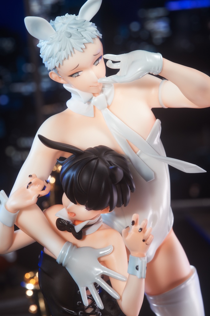 【終次販売】キナコ 1/7黒白バニー