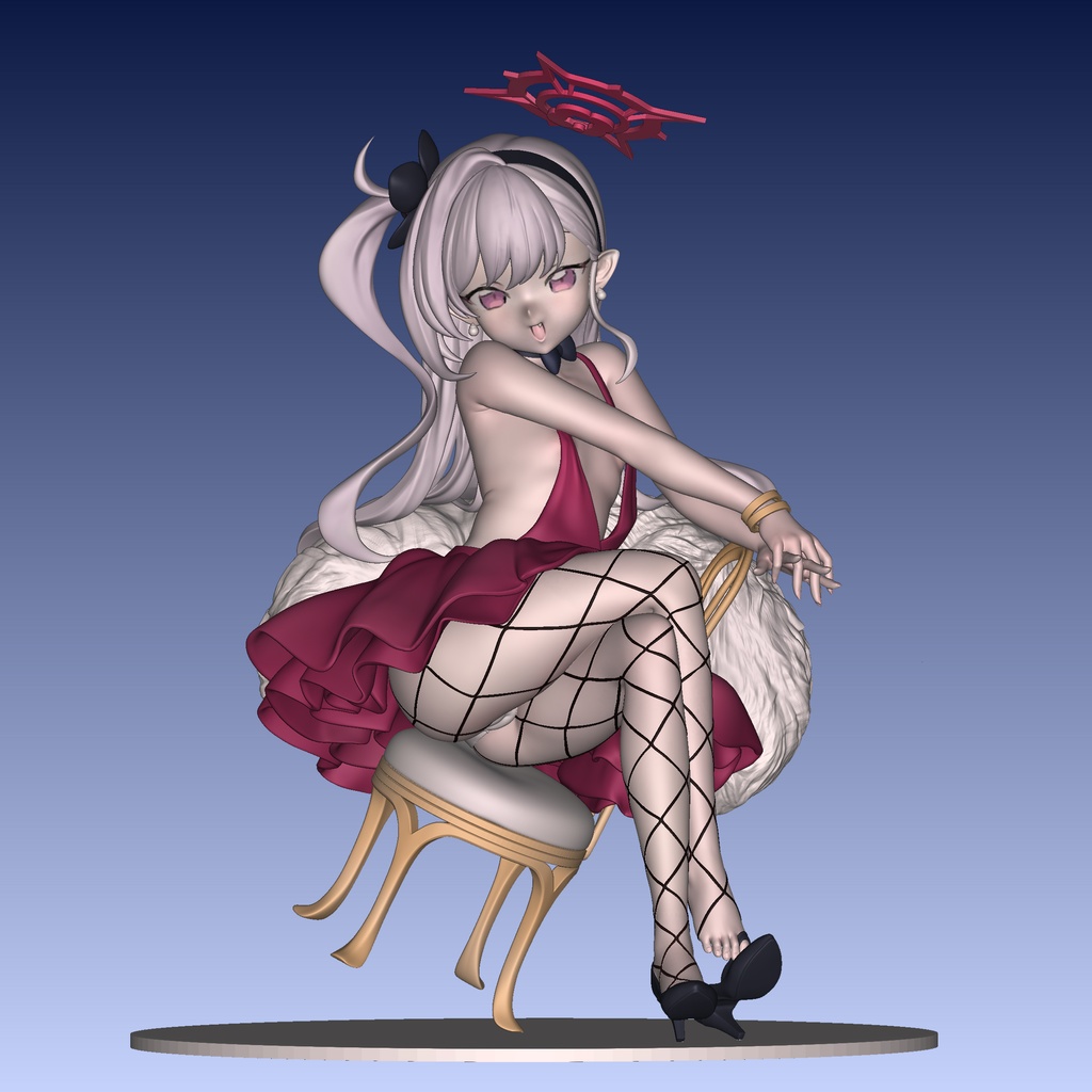 『新作予告』 ブルアカ 浅黄 ムツキ(ドレス) art by NEMO陆战型